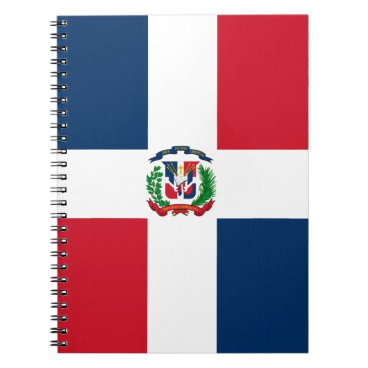 Drapeau République Dominicaine Carnet photo Spiral (Devant)
