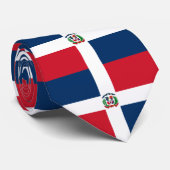 Drapeau République Dominicaine Cravate (Roulé)