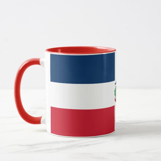 Drapeau République Dominicaine Mug (Gauche)