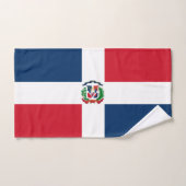 Drapeau République Dominicaine Serviette (Serviette à main)
