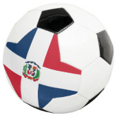 Drapeau République Dominicaine Soccer Ball (3/4)