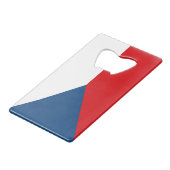 Drapeau République tchèque Carte de crédit Ouvertu (Devant Angle)
