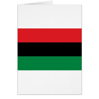 Drapeau rouge noir et vert