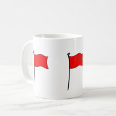 Drapeau rouge : tasses (Devant gauche)