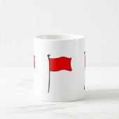 Drapeau rouge : tasses (Centre)