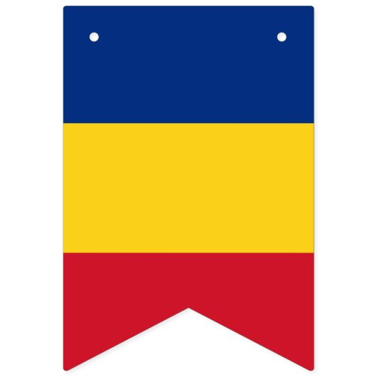 Drapeau roumain & Parti Roumanie Bannières / Maria (Deuxième drapeau)