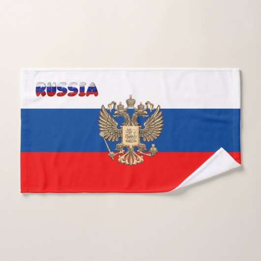Drapeau russe (Serviette à main)