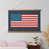 Drapeau Russe Américain Mur Tapisserie (Chambre à coucher)
