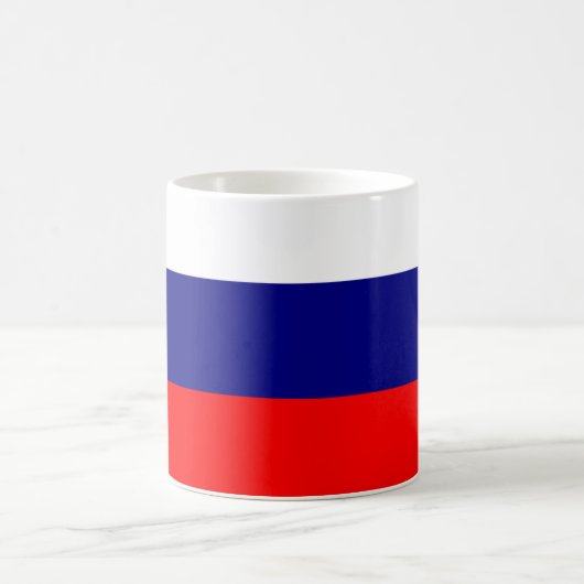 Drapeau russe café Mug 1 (Centre)