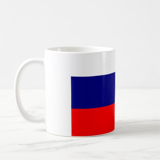 Drapeau russe café Mug 1 (Gauche)