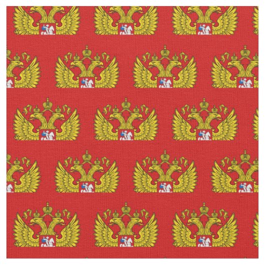 Drapeau russe & emblème Russie Mode tissu (Fermer)