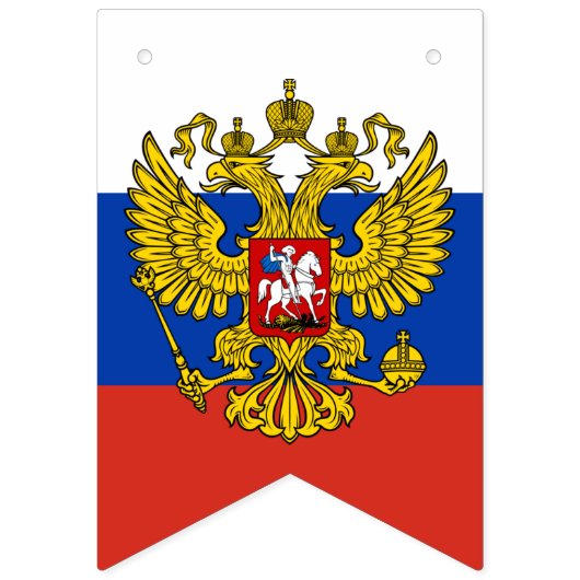 Drapeau russe & Parti Russie Bannières / Mariages (Premier drapeau)