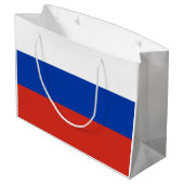Drapeau russe (Russie) Sac cadeau moyen (Dos Angle)