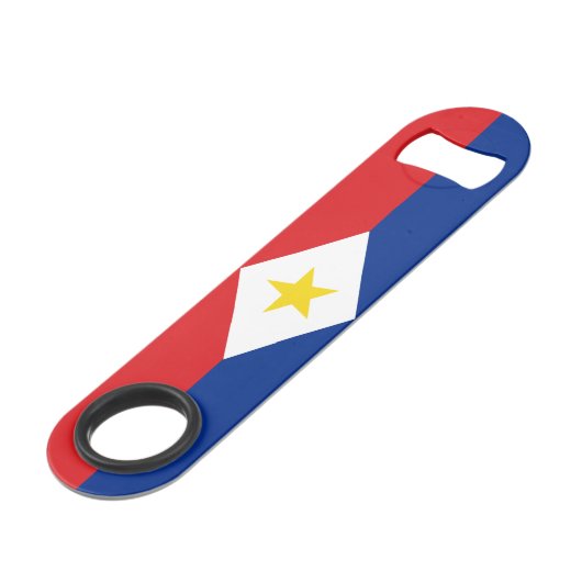 Drapeau Saba (Dos Angle)