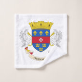 Drapeau Saint-Barthélemy (Gant de toilette)