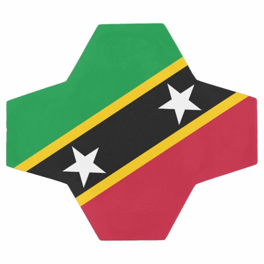 Drapeau Saint-Kitts-et-Nevis (Plat)