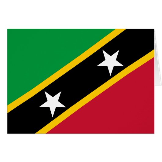 Drapeau Saint-Kitts-et-Nevis (Devant horizontal)