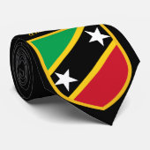 Drapeau Saint-Kitts-et-Nevis Cravate (Roulé)
