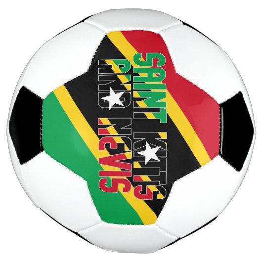 Drapeau Saint-Kitts-et-Nevis Patriotique (Tourné)