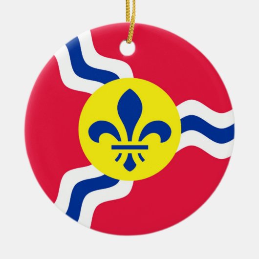Drapeau Saint-Louis, Saint-Louis, Ornement de Noël (Devant)