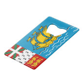 Drapeau Saint-Pierre-et-Miquelon (Dos Angle)