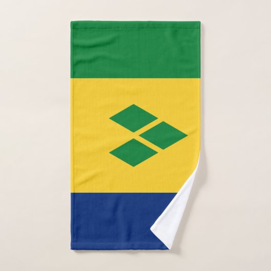 Drapeau Saint-Vincent (Serviette à main)