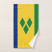 Drapeau Saint-Vincent-et-les Grenadines Vincy (Serviette à main)