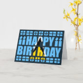 Drapeau Sainte-Lucie Carte d'anniversaire (Fleur jaune)