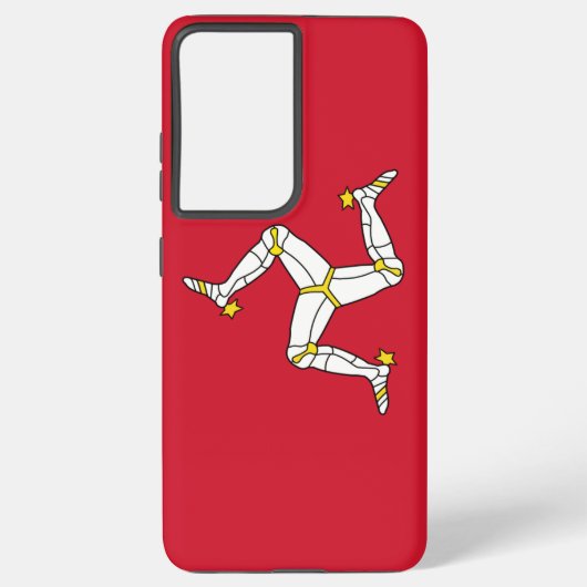 Drapeau Samsung Galaxy S21 Plus Coque Isle of Man (Verso)