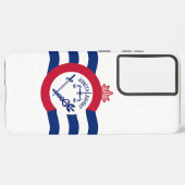 Drapeau Samsung Galaxy S21 Ultra Coque Cincinnati (Côté gauche)