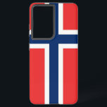 Drapeau Samsung Galaxy S21 Ultra Coque Norvège<br><div class="desc">Améliorez votre Samsung Galaxy S21 Ultra avec notre couverture téléphonique exclusive avec le drapeau audacieux et emblématique de Norvège. Réalisée avec précision et soin, cette couverture protège non seulement votre appareil mais célèbre également le riche patrimoine culturel norvégien. Le design est caractérisé par la croix rouge, blanche et bleue, qui...</div>