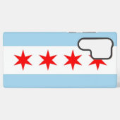 Drapeau Samsung Galaxy S22 Ultra Coque de Chicago (Verso Horizontal)