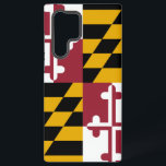 Drapeau Samsung Galaxy S22 Ultra Coque du Maryland<br><div class="desc">Transformez votre Samsung Galaxy S22 Ultra en une célébration de la fierté du Maryland grâce à notre couverture téléphonique exclusive avec le drapeau de l'état ! Réalisée avec une attention minutieuse aux détails, cette couverture présente fièrement les éléments distinctifs du drapeau du Maryland. Il présente une conception unique de quadrants...</div>