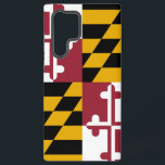 Drapeau Samsung Galaxy S22 Ultra Coque du Maryland<br><div class="desc">Transformez votre Samsung Galaxy S22 Ultra en une célébration de la fierté du Maryland grâce à notre couverture téléphonique exclusive avec le drapeau de l'état ! Réalisée avec une attention minutieuse aux détails, cette couverture présente fièrement les éléments distinctifs du drapeau du Maryland. Il présente une conception unique de quadrants...</div>