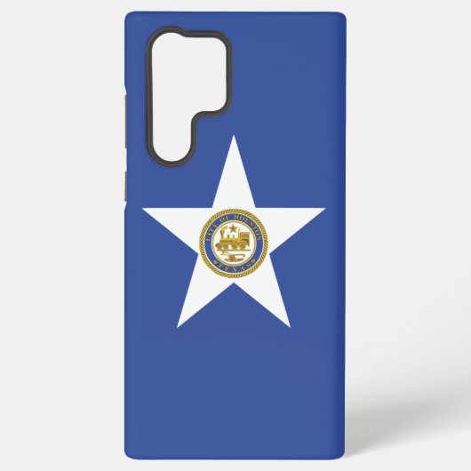 Drapeau Samsung Galaxy S22 Ultra Coque Houston (Verso)