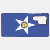 Drapeau Samsung Galaxy S22 Ultra Coque Houston (Verso Horizontal)