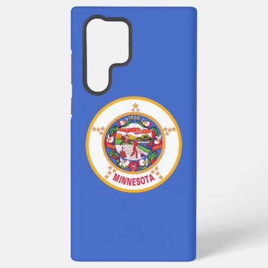 Drapeau Samsung Galaxy S22 Ultra Coque Minnesota (Verso)