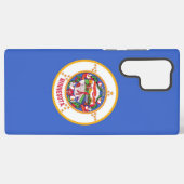 Drapeau Samsung Galaxy S22 Ultra Coque Minnesota (Verso Horizontal)