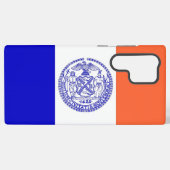 Drapeau Samsung Galaxy S22 Ultra Coque New York (Verso Horizontal)