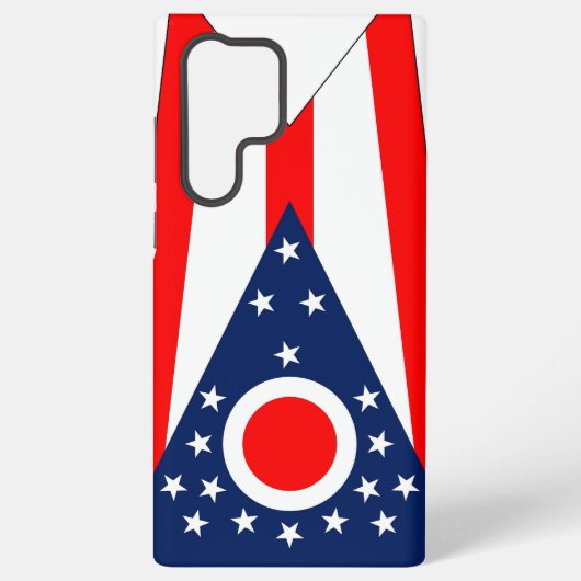 Drapeau Samsung Galaxy S22 Ultra Coque Ohio (Verso)