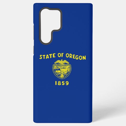 Drapeau Samsung Galaxy S22 Ultra Coque Oregon (Verso)