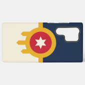 Drapeau Samsung Galaxy S22 Ultra Coque Tulsa City (Verso Horizontal)