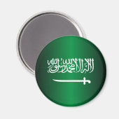 Drapeau saoudien Magnets (Recto/Verso)