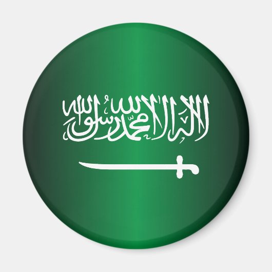 Drapeau saoudien Magnets (Devant)