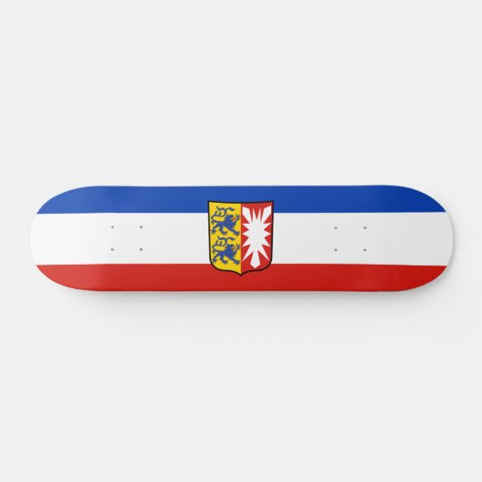 Drapeau Schleswig-Holstein Skateboard (Horz)