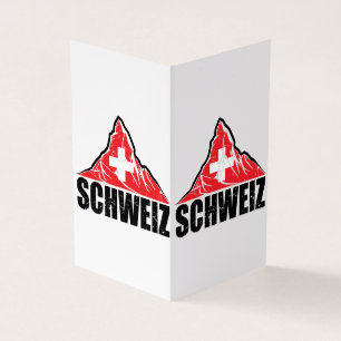 Drapeau Schweiz Matterhorn Suisse Vintage