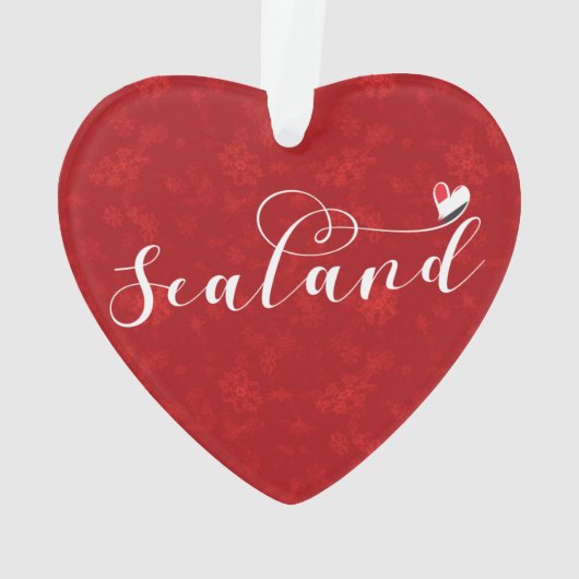 Drapeau Sealand dans le coeur, Principauté de Seal (dos)