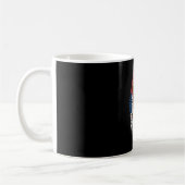 Drapeau serbe tactile marque tasse de café (Gauche)