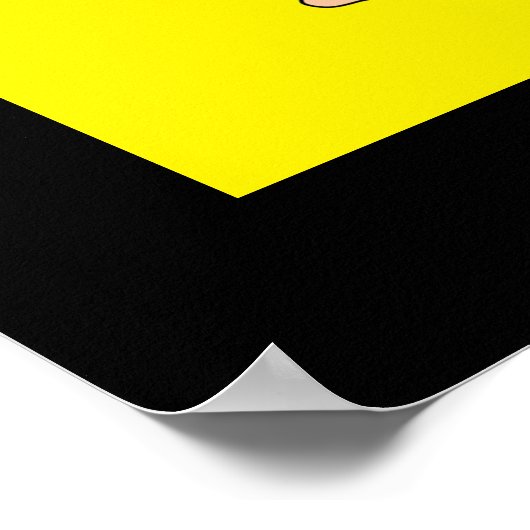 Drapeau Sicile 14" x 11", Poster de valeur (Matte) (Coin)