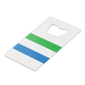 Drapeau Sierra Leone (Devant Angle)